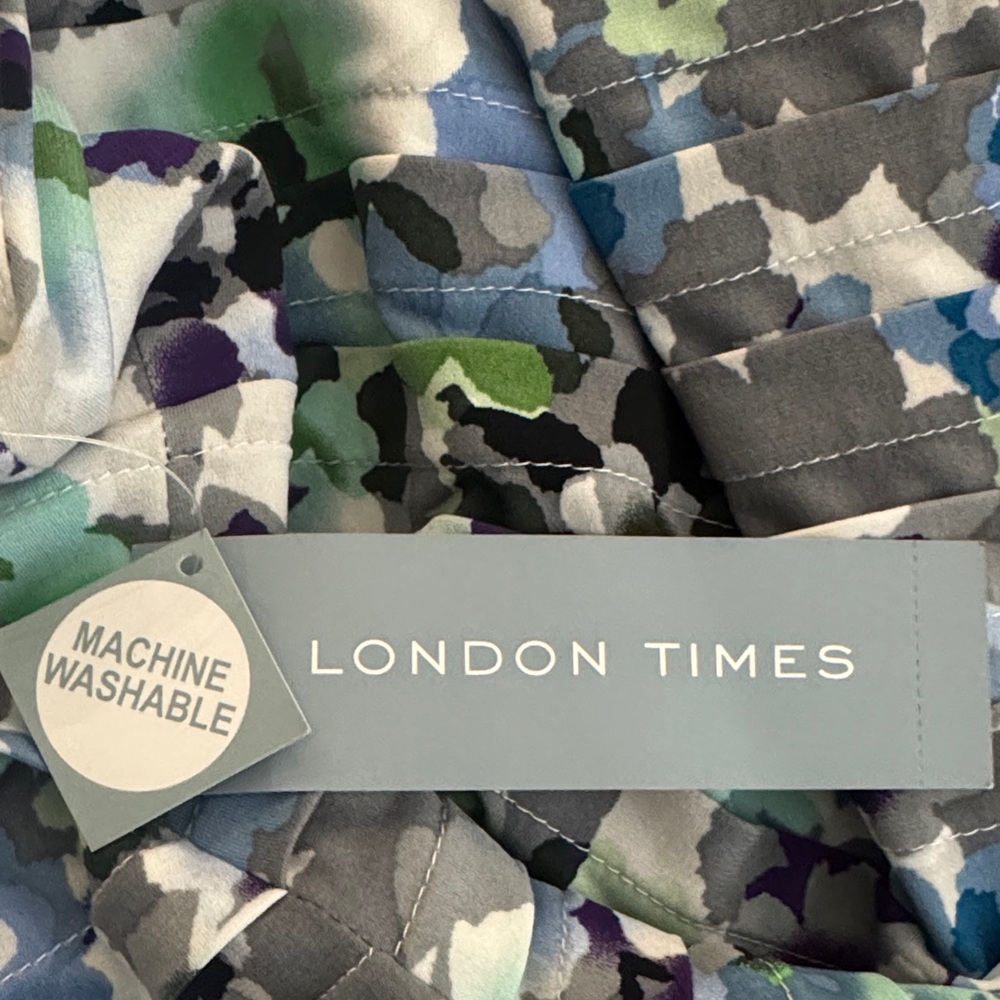 London Times Multicolor Floral Midi Dress - Picture 5 of 6